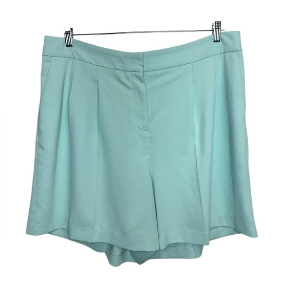 Addition Elle Mint High-Waist Dressy Shorts - Picture 3 of 8